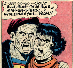 Bizarro Cool Cat Combo featuring Bizarro-Hipster No. 1 and Weep-and-Wail Bizarro Lois